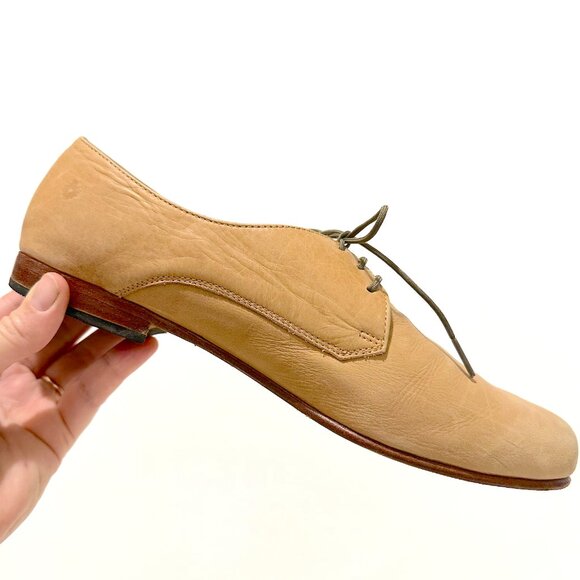 Nisolo - James Oxford - Women's 9 - nude / beige /  natural leather - Picture 7 of 7